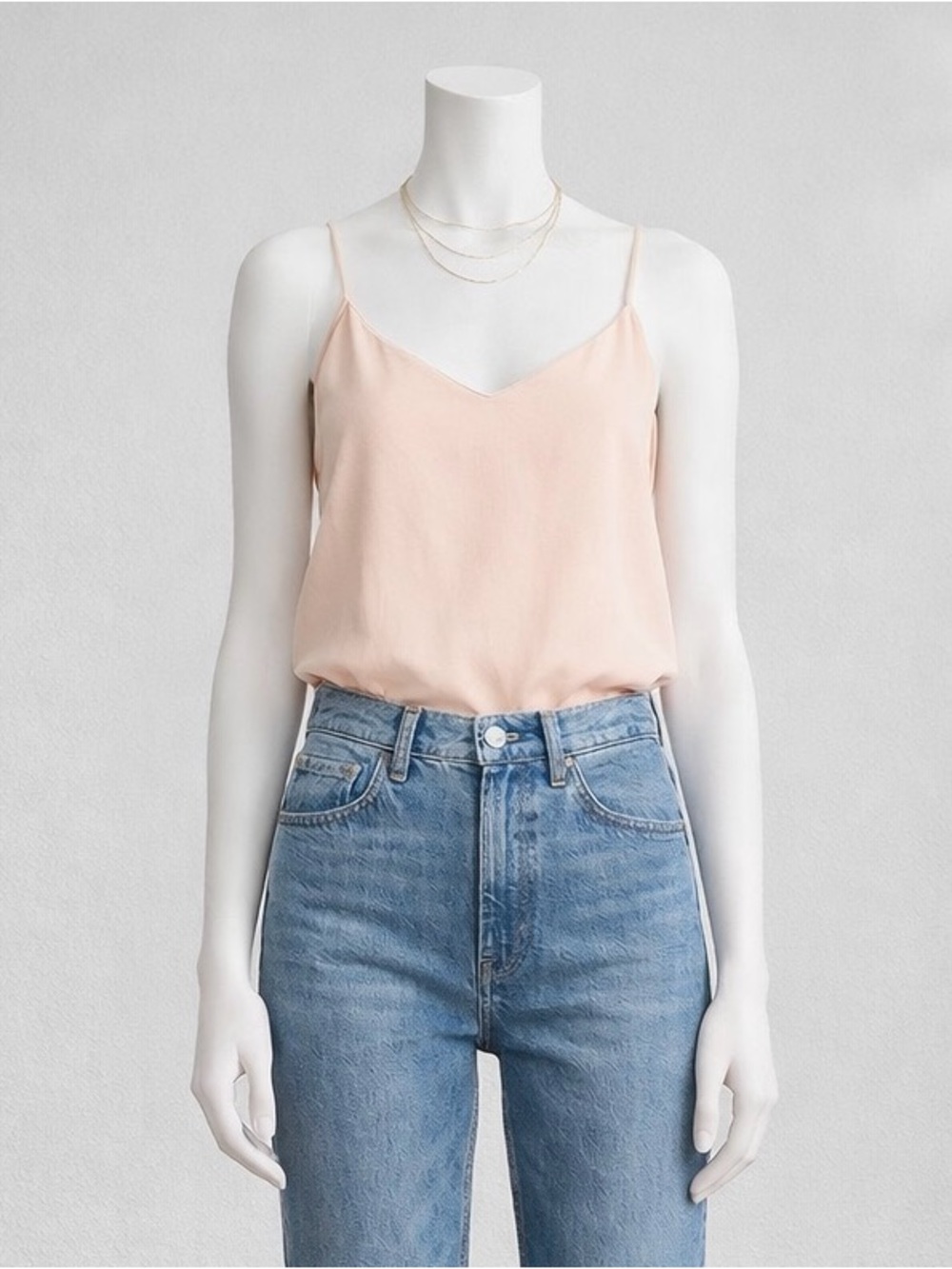 Lululemon Wake & Flow Blush Pink Camisole V Neck Strappy Minimalist Tank S / 6